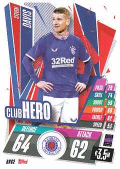 Steven David Rangers 2020/21 Topps Match Attax CL Club Hero #RNG02